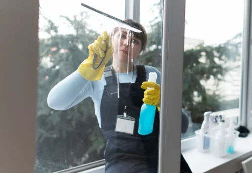Nettoyage de vitres intérieures et extérieures à Saint-Martin-Lars-en-Sainte-Hermine